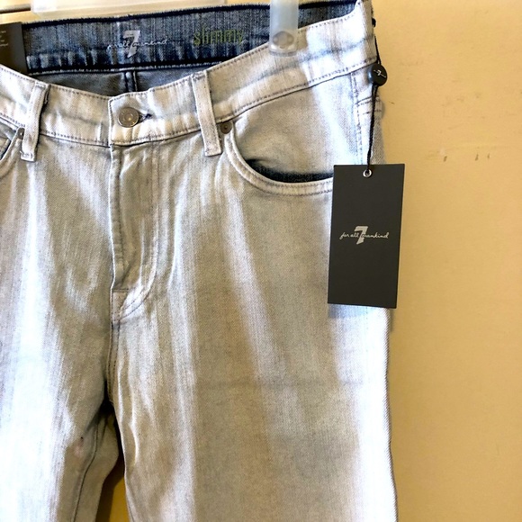 NWT 7 For All Mankind Men’s Slim Straight Pants - Picture 6 of 8